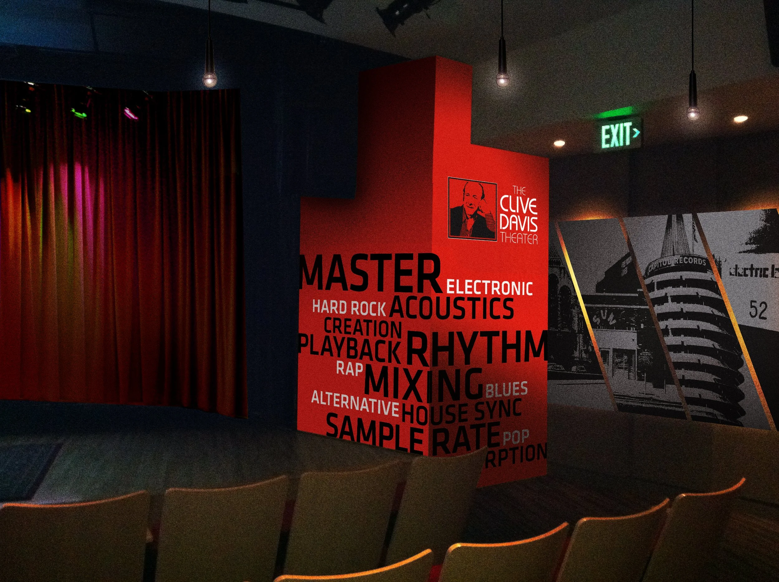 Clive Davis Theater — Proposed Branding — view 4