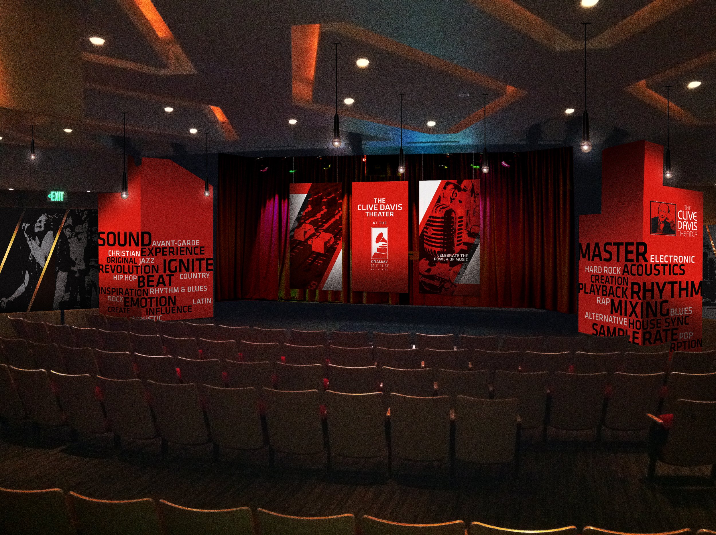 Clive Davis Theater — Proposed Branding — view 2