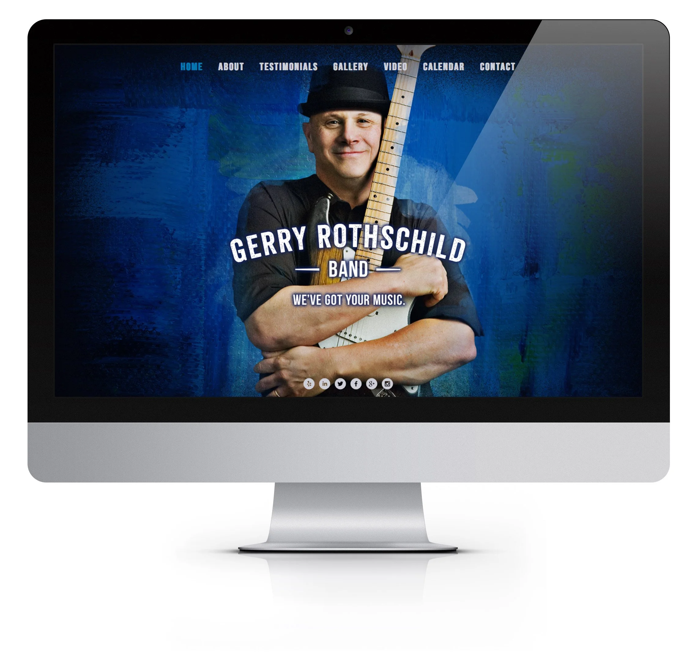 Gerry Rothschild Band — Website Design + Development