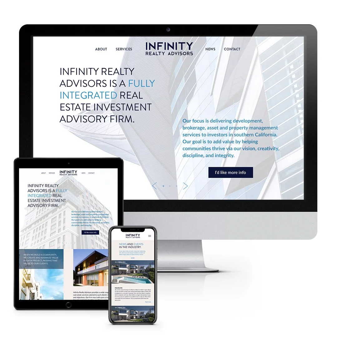 Infinity Realty Advisors — Website Design + Development