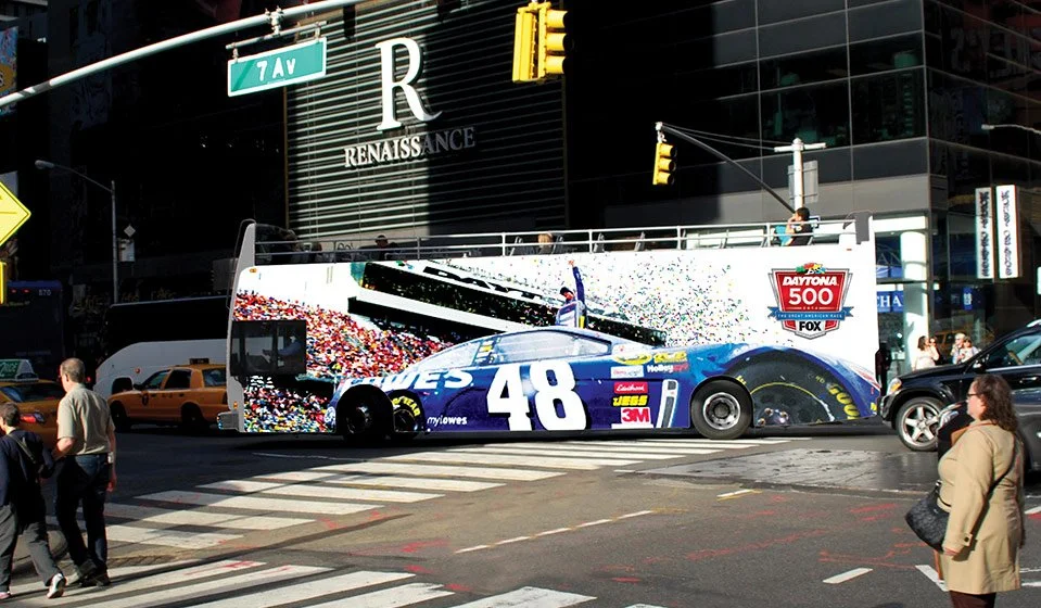 NASCAR Daytona 500 — Bus Wrap