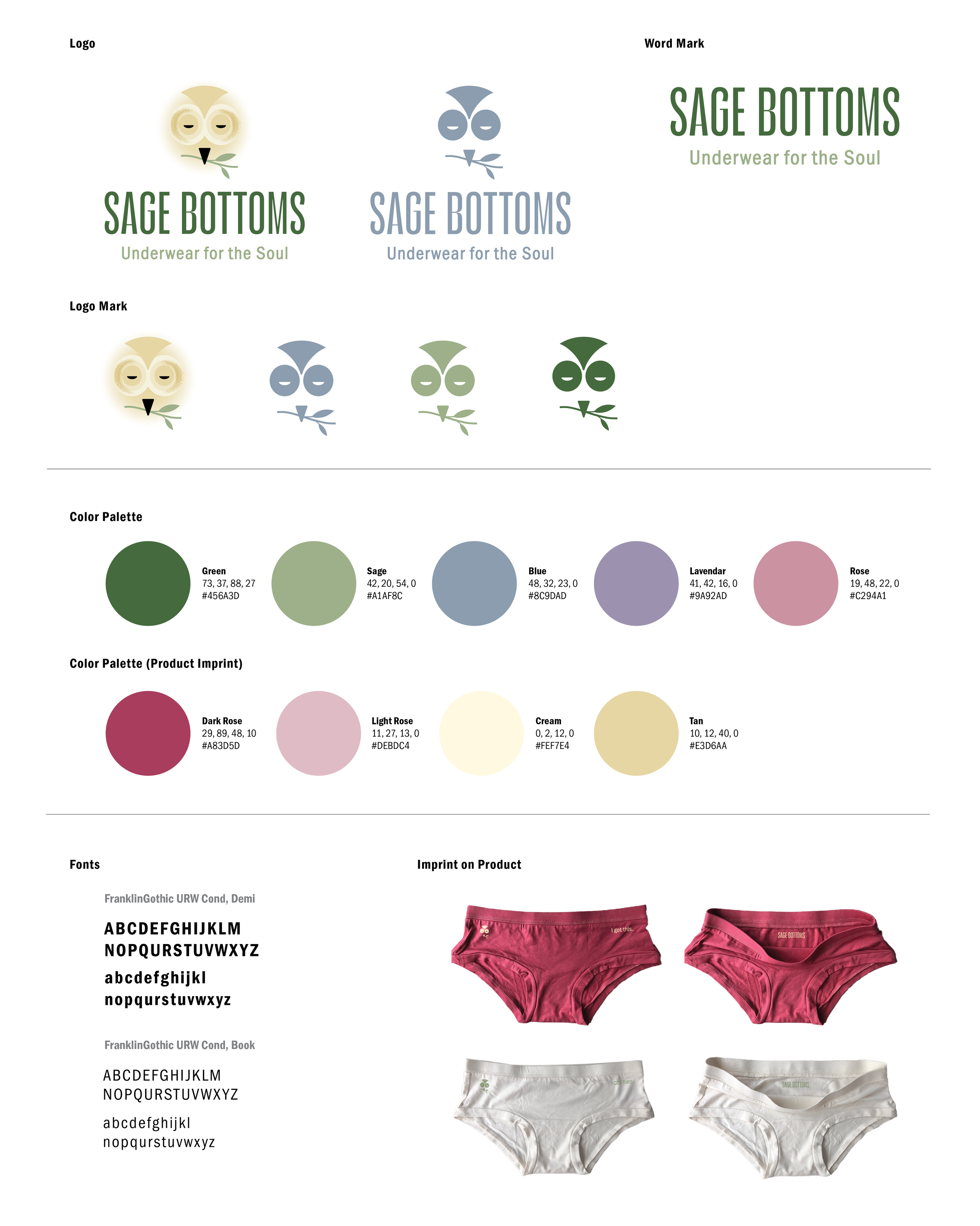 Sage Bottoms — Logo Design — view 4